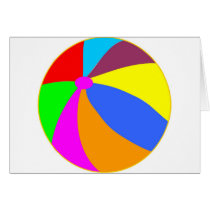 Beachball Greeting Cards