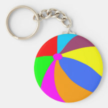 Beachball Key Chains