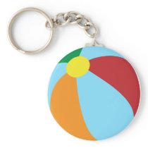 Beachball keychain