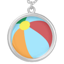 Beachball necklace