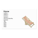 BeachChair, Name, Address 1, Address 2, Contact... Business Card Template