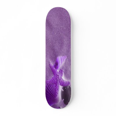 'BEACHED' (PURPLE) skateboard by OllieBoards
