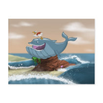 Beached Whale Postcard