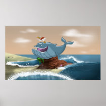 Beached Whale Print