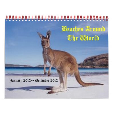 beaches around the world wall calendars by proudmom1