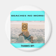 Beaches No More Magnet