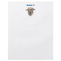 Beachin It Beach Dog Custom Flyer