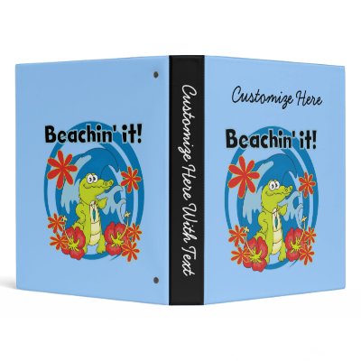 Beachin' It T-shirts and Gifts 3 Ring Binders by sport_shop
