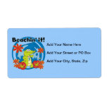 Beachin' It T-shirts and Gifts Personalized Shipping Labels