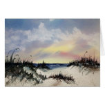 Beachscape Watercolor Art Greeting Card