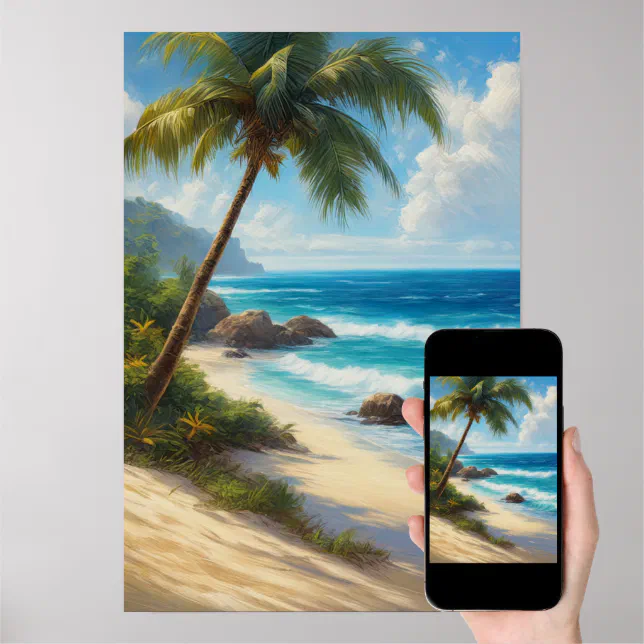 Beachside Bliss Poster Zazzle