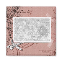 Beachwalker Collage - Sepia magnets
