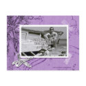 Beachwalker Collage Violet Photo Frame