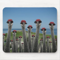 Beachy Cranes mousepads by scarrman Beachy Cranes mousepads