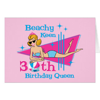 Bikini Birthday Cards Zazzle