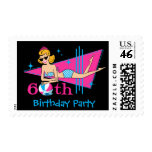 Beachy Keen 60th Birthday Custom Postage