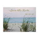 Beachy Wedding  - Save the Date Card postcards
