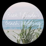 Beachy Wedding - Sticker