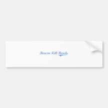 Beacon Hill Beach Florida Classic Design Bumper Stickers