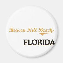 Beacon Hill Beach Florida Classic Magnets