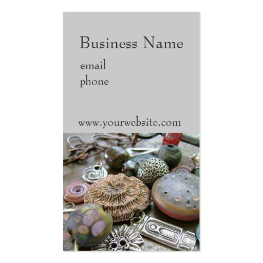 Bead Business Cards (front side)