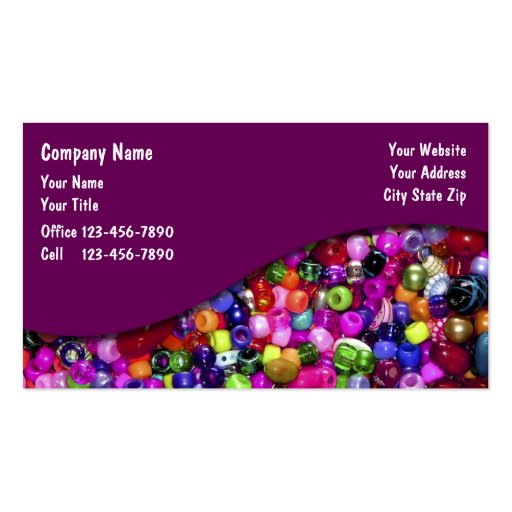 Bead Business Cards