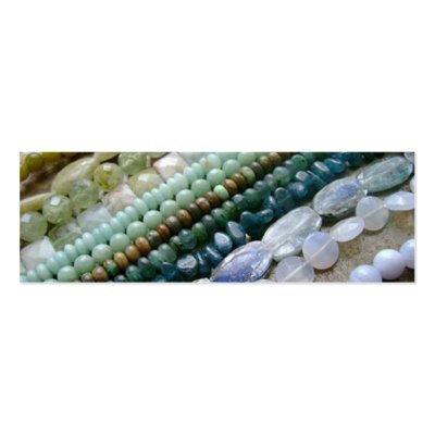 Bead Business Tags Business Card by humblearts