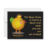 Bead Chick - Gold Invites