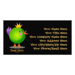 Bead Chick - Green Photo Greeting Card