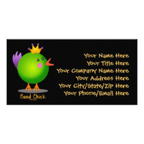 Bead Chick - Green Photo Greeting Card