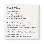 Bead Clay Recipe Magnet pink