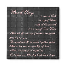 Bead Clay Recipe Magnet silk by kidsfunrecipemagnets Bead Clay Recipe Magnet silk