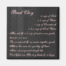Bead Clay Recipe Magnet silk