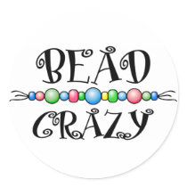 Bead Crazy Sticker