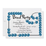 Bead Party Custom Invitations