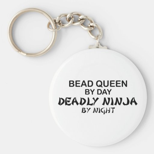 Bead Queen Deadly Ninja Keychain