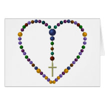 Bead Rosary #1 Greeting Card