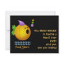 Bead Shark - Gold Personalized Invitations