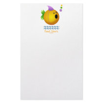 Bead Shark - Gold stationery