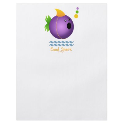 Bead Shark - Purple Flyer by ARTegrity