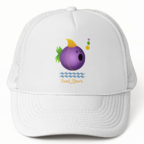 Bead Shark - Purple Hat