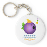 Bead Shark - Purple Key Chain