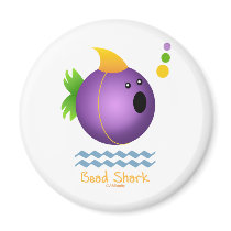Bead Shark - Purple Magnets