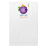 Bead Shark - Purple Stationery Paper