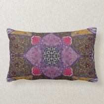 Beaded  and Sequined Cross Pillow