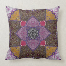 Beaded  and Sequined Cross Pillow