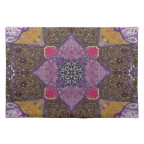 Beaded  and Sequined Cross Place Mats