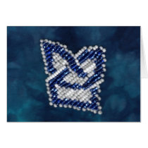 Beaded Knot card by haidabeaver Beaded Knot card