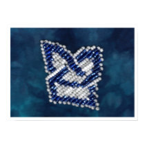 Beaded Knot print by haidabeaver Beaded Knot print