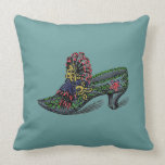 Beaded Slipper Throw Pillows
